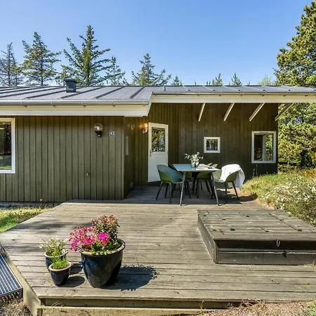 Beach Front Home In Lokken With Sauna
